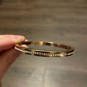 Kate Spade Gold Rhinestone Bangle